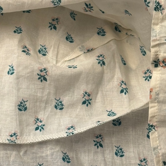 Montce Fruity Floral Crop Top and Headband, Size M, Color Ivory/Green/Pink - Picture 12 of 12